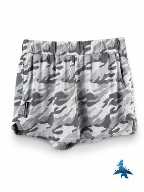 1344 YoungLA Model 105 Performance Training Shorts – Large – Gray Camo